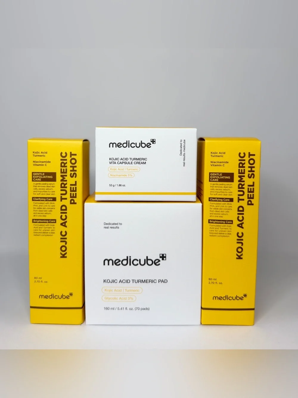 NEW Medicube Kojic Acid Turmeric Brightening Skincare Bundle